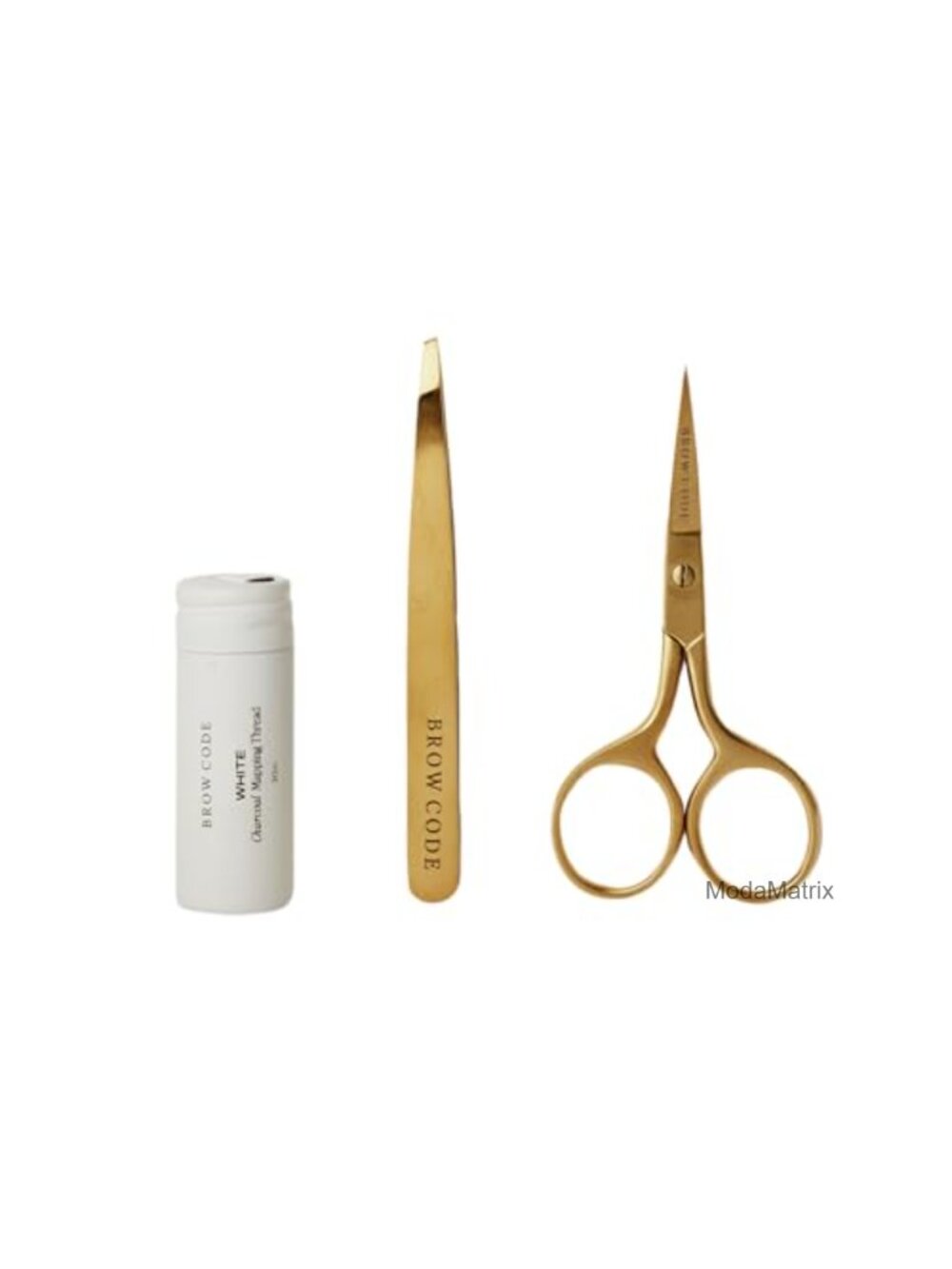 Brow Mapping Kit Charcoal Mapping Thread Slant Tweezers Trimming Scissors